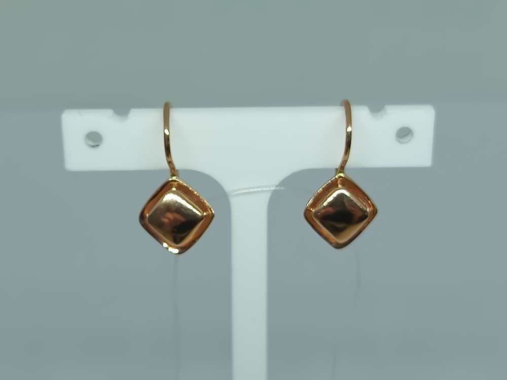 СЕРЬГИ ПЕТЕЛЬКА без камня (Au 585)