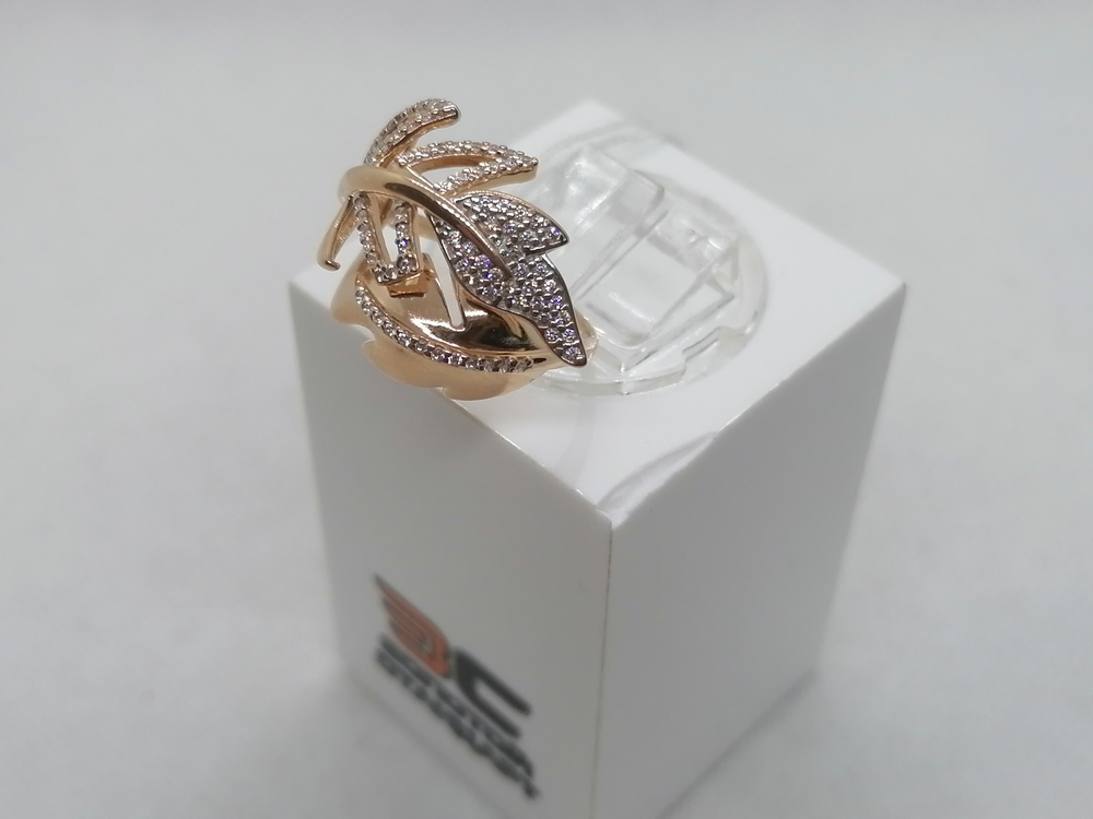 КОЛКМИ585 КОЛЬЦО С КАМНЯМИ (Au 585)