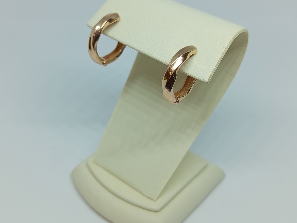 СЕРЬГИ БЕЗ КАМНЯ (Au 585)