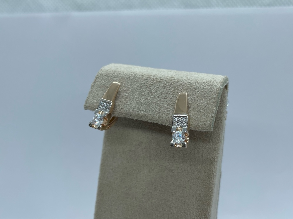 СЕРЬГИ С КАМНЯМИ (Au 585)