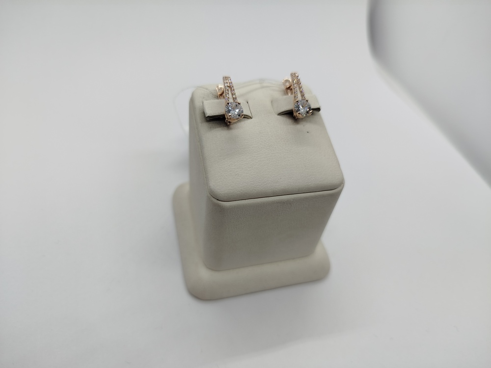 СЕРЬГИ С КАМНЯМИ (Au 585)