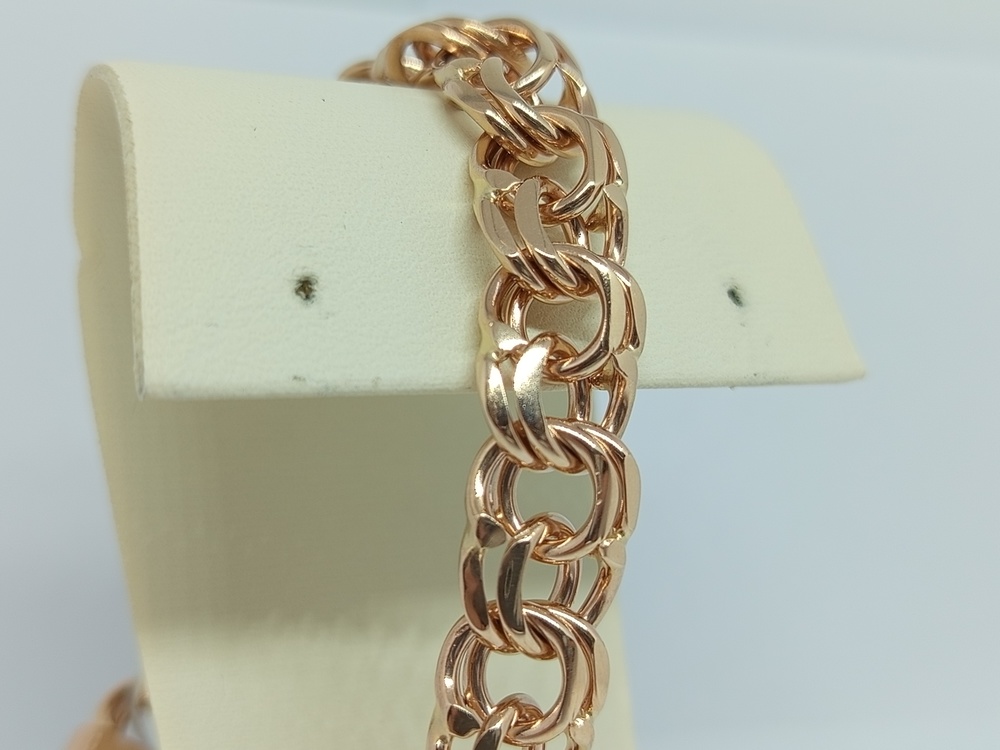 БЛБ585 БРАСЛЕТ ПОЛНОВЕСНЫЙ Бисмарк (Au 585)