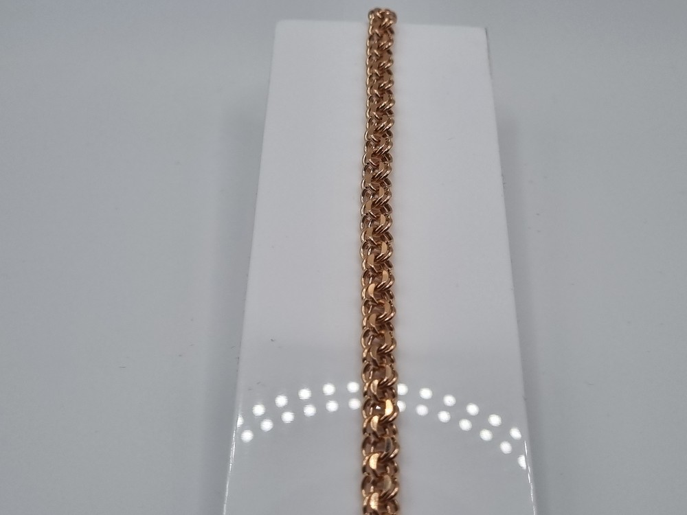 БРАСЛЕТ ПУСТОТЕЛЫЙ Бисмарк Au 585