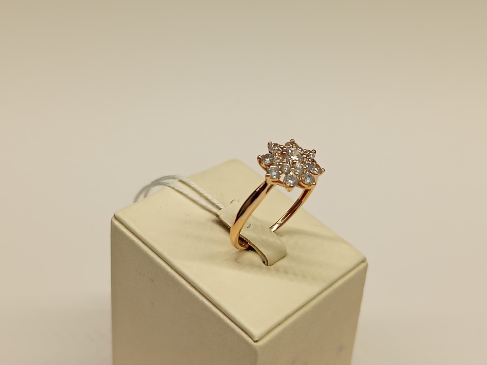 КОЛКМИ585 КОЛЬЦО С КАМНЯМИ (Au 585)