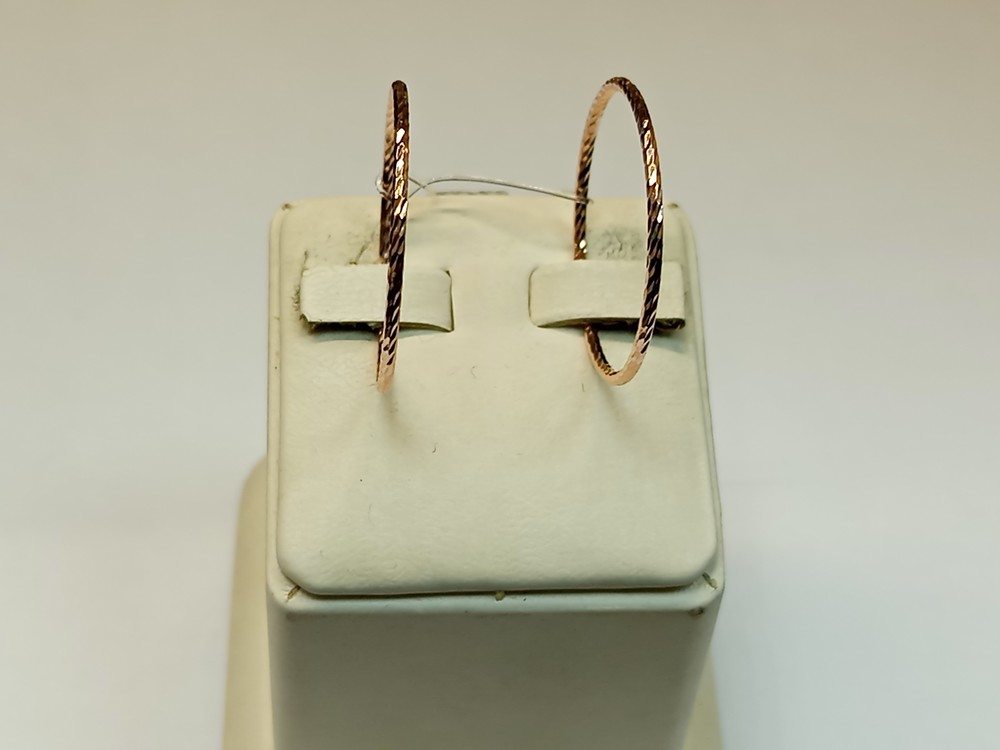 140146 СЕРЬГИ КОНГО (Au 585)