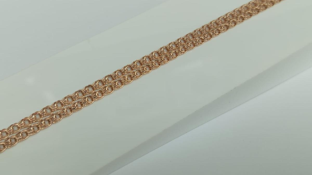 570005022 ЦЕПЬ ПУСТОТЕЛАЯ Бисмарк (Au 585) 570005022 ЦЕПЬ ПУСТОТЕЛАЯ Бисмарк (Au 585)