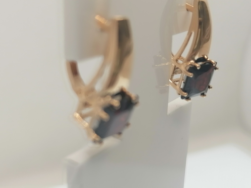 СЕРЬГИ РАУХ ТОПАЗ (Au 585)