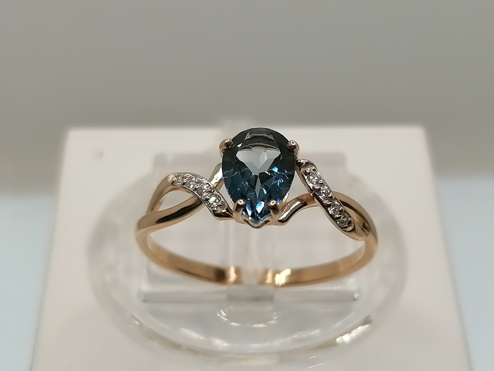 КОЛКМИ585 КОЛЬЦО С КАМНЯМИ (Au 585)