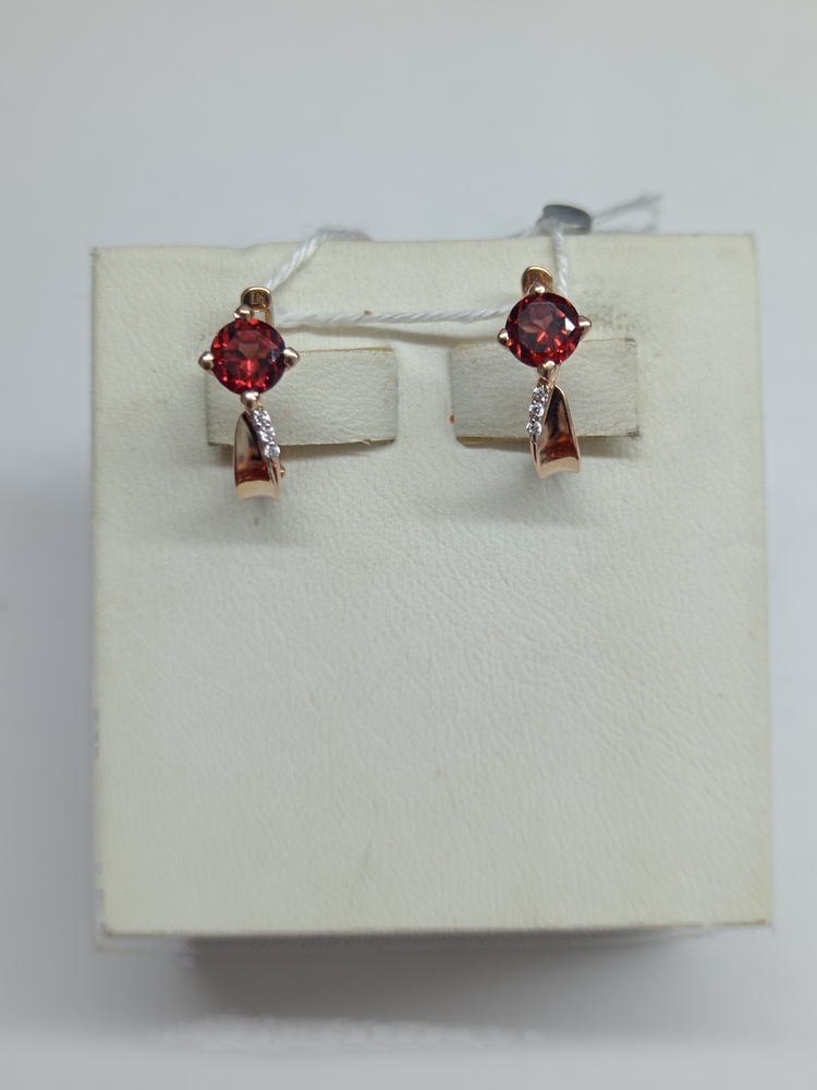 СЕРЬГИ С КАМНЯМИ (Au 585)