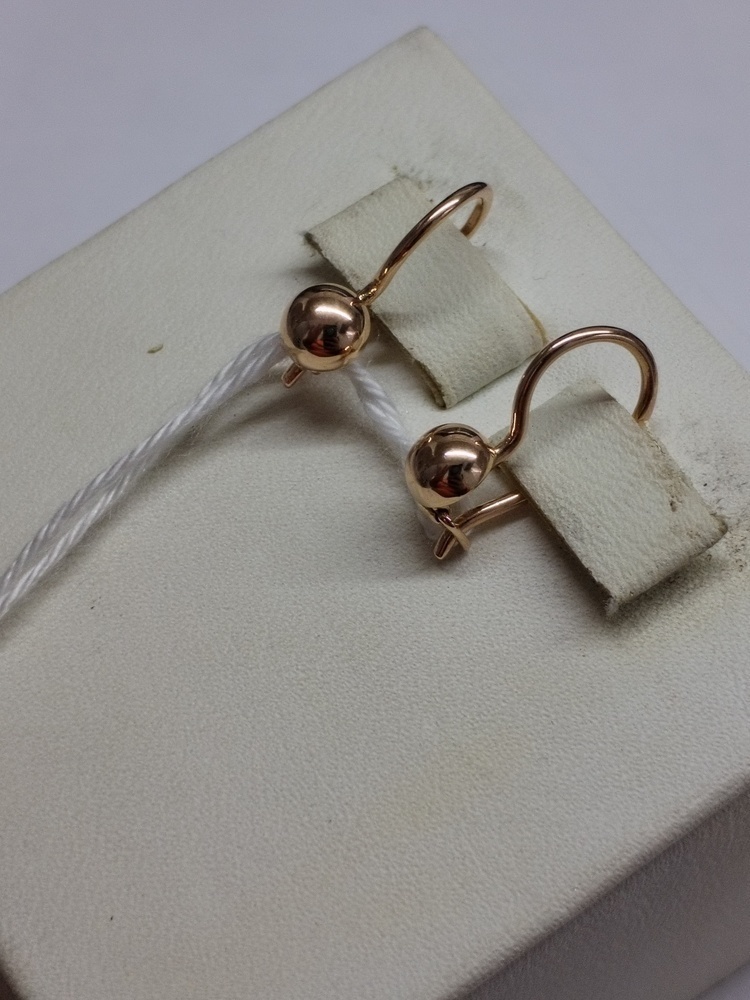 СЕРЬГИ БЕЗ КАМНЯ (Au 583)