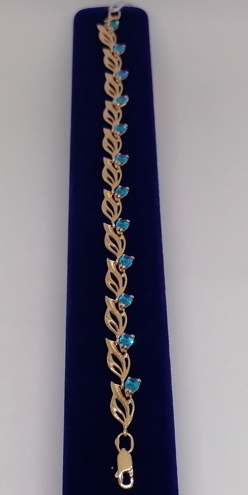 Б585 БРАСЛЕТ С КАМНЯМИ (Au 585)