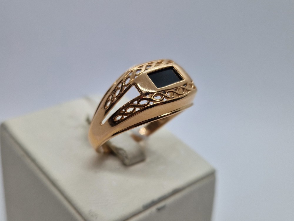 ПЕЧКМ585 ПЕЧАТКА С КАМНЕМ (Au 585)