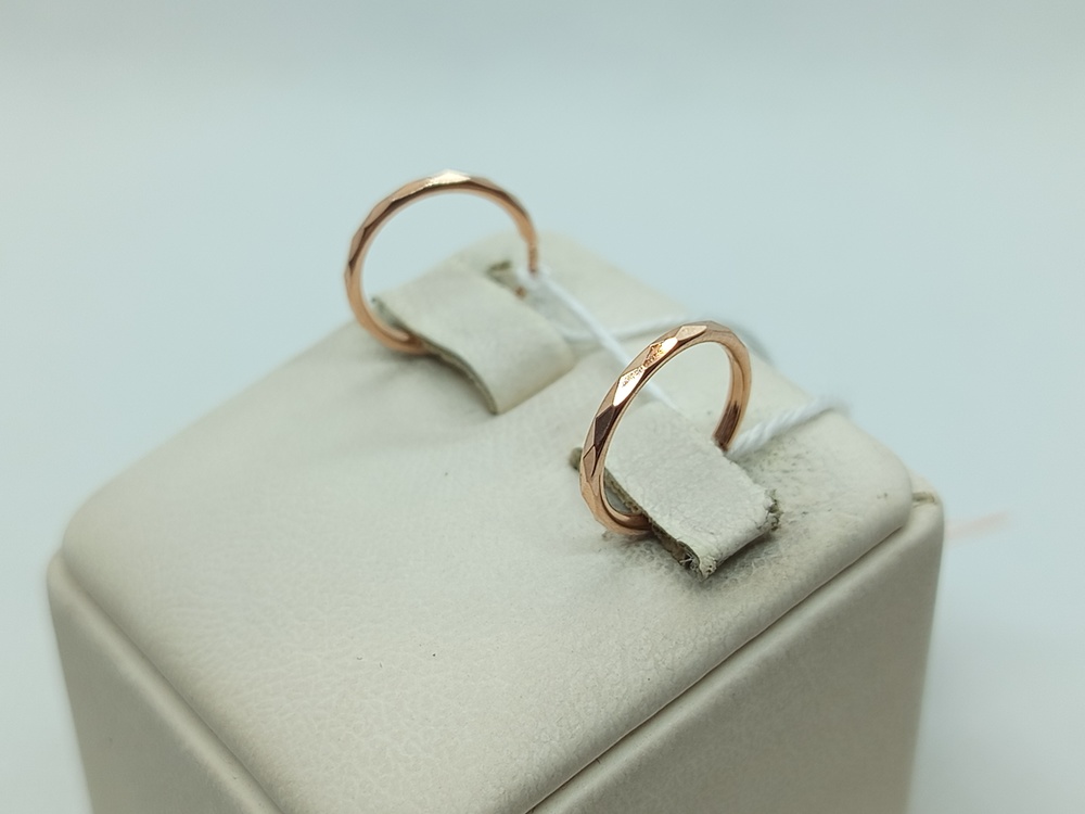 СКОН585 СЕРЬГИ КОНГО (Au 585)