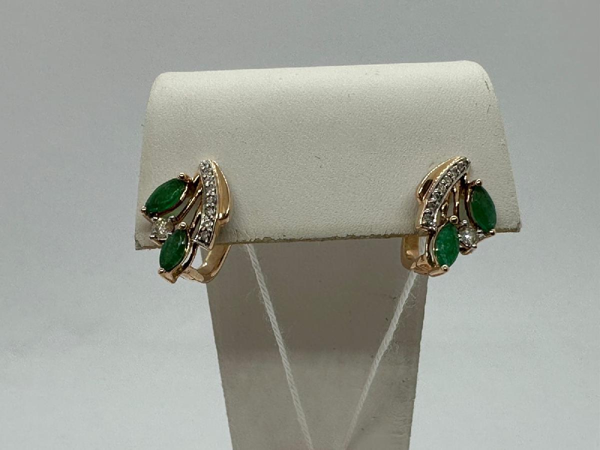 СЕРЬГИ БРИЛЛИАНТ (Au 585)