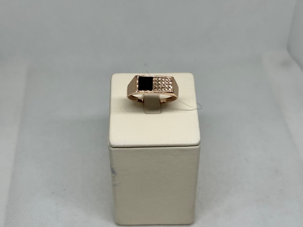 К11217783 КОЛЬЦО ПЕЧАТКА с камнем (Au 585)