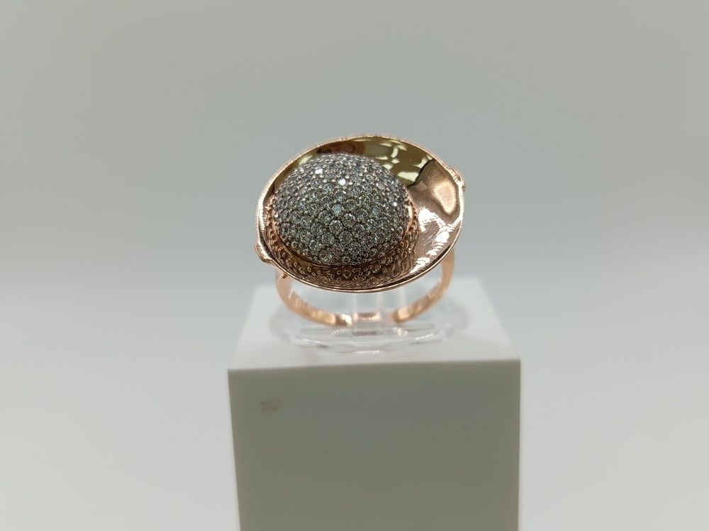 КОЛКМИ585 КОЛЬЦО С КАМНЯМИ (Au 585)