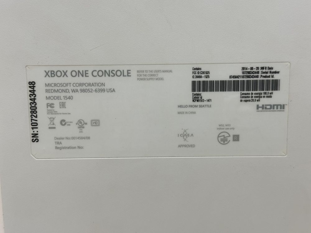 Игровая приставка Xbox One 500Gb