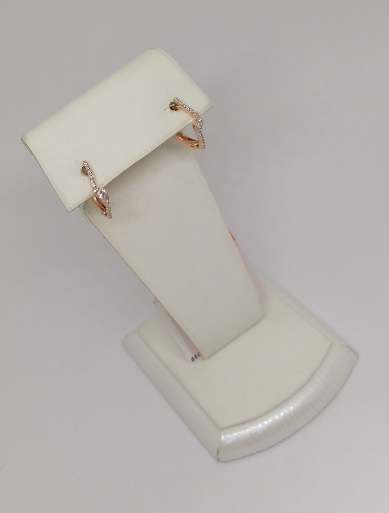 СКМИ585 СЕРЬГИ С КАМНЯМИ (Au 585)