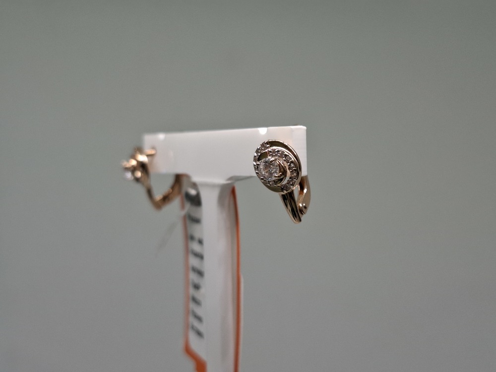 СЕРЬГИ С КАМНЯМИ (Au 585)