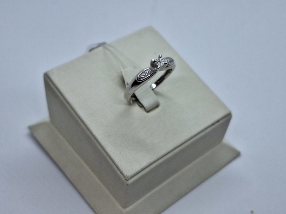 КОЛЬЦО БРИЛЛИАНТ (Ag 925)