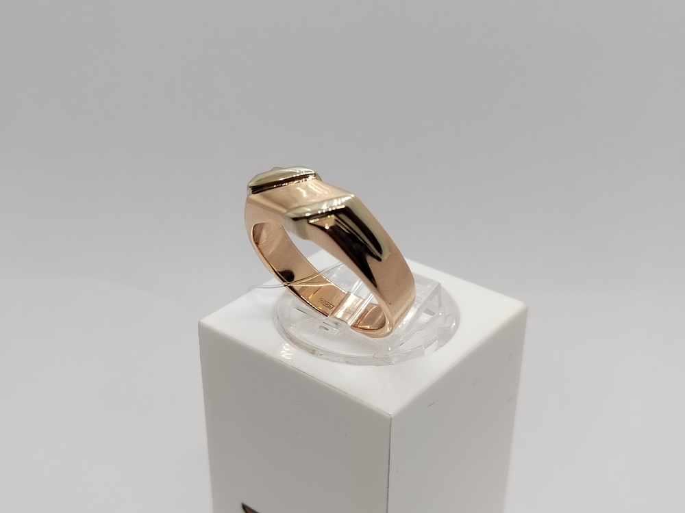 01-0037 КОЛЬЦО ПЕЧАТКА без камня (Au 585)