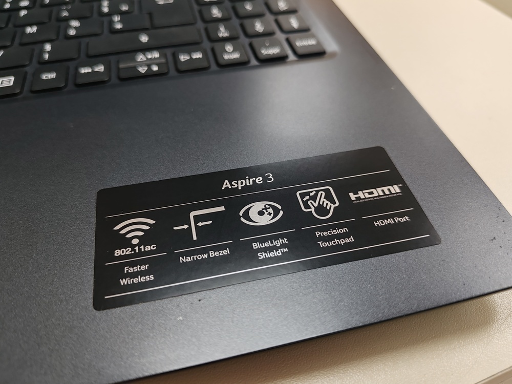 Ноутбук Acer A315-34-C1JD; Celeron N4020, Intel UHD Graphics 620, 4 Гб, 256 Гб, Нет