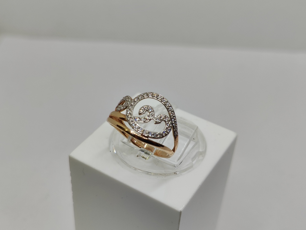 КОЛКМИ585 КОЛЬЦО С КАМНЯМИ (Au 585)