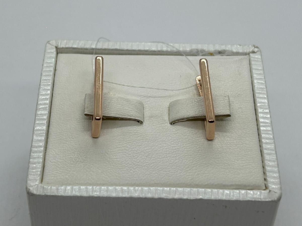 СЕРЬГИ БЕЗ КАМНЯ (Au 585)