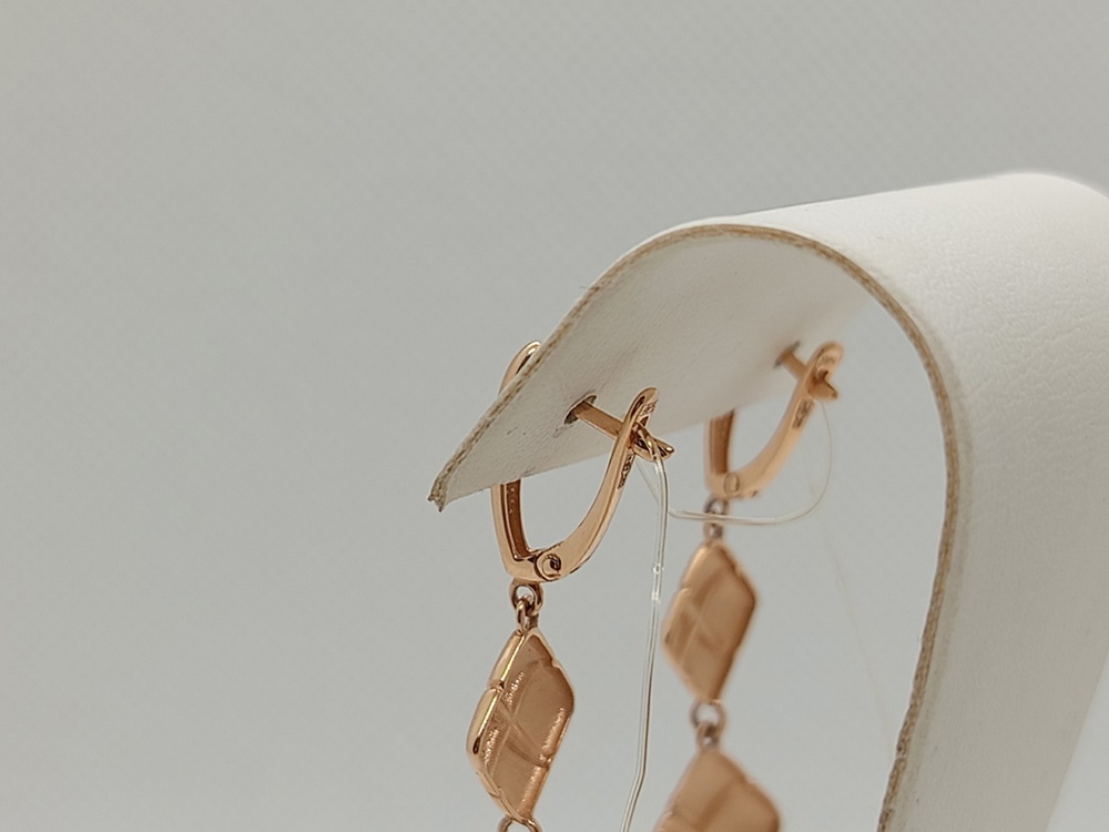 С5279 СЕРЬГИ БЕЗ КАМНЯ (Au 585)