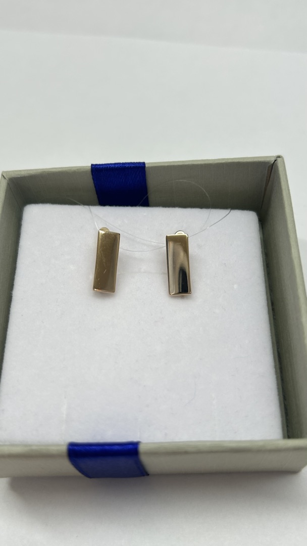 01-207892 СЕРЬГИ БЕЗ КАМНЯ (Au 585)