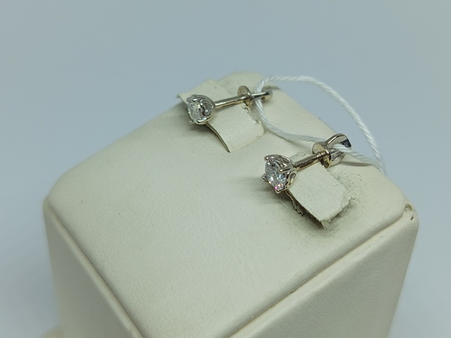 СПУС585 СЕРЬГИ ПУСЕТЫ (Au 585)