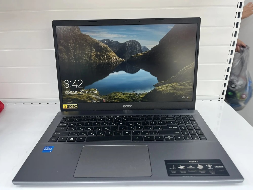 Ноутбук Acer; Core I5-12450H, Intel UHD Graphics, 24 Гб, 512 GB, Нет