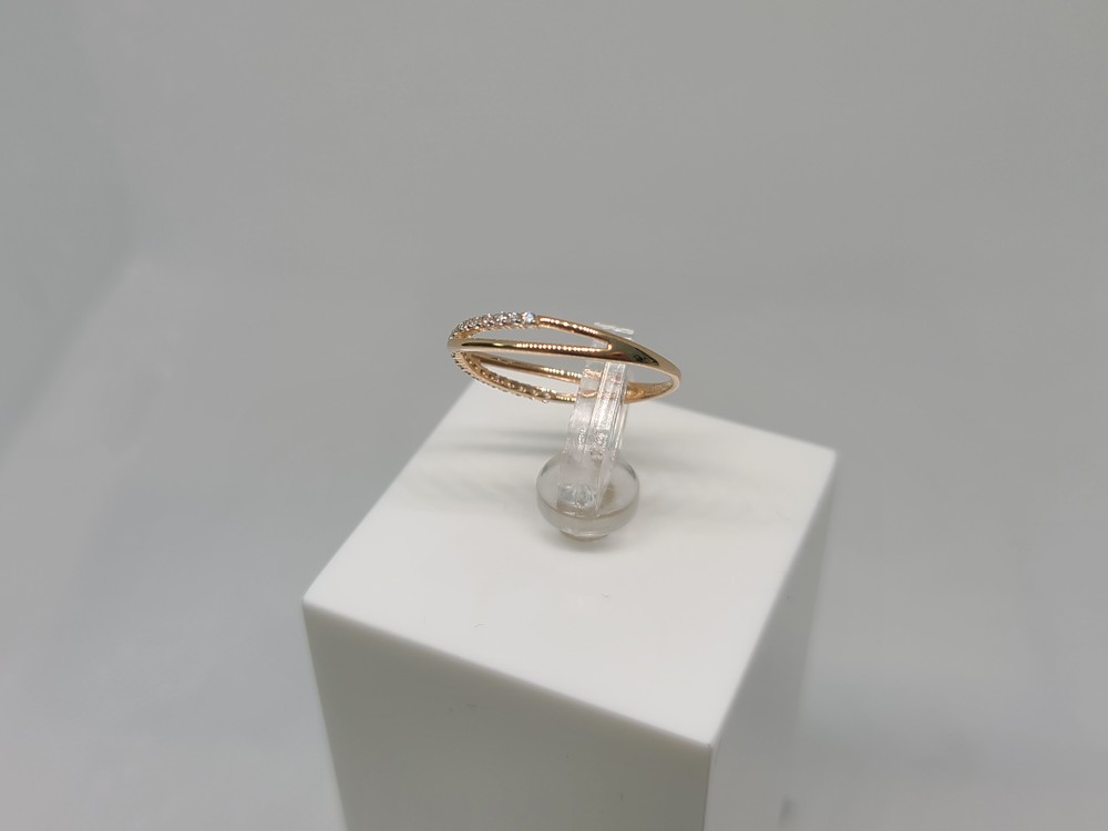 КОЛЬЦО С КАМНЯМИ (Au 585)