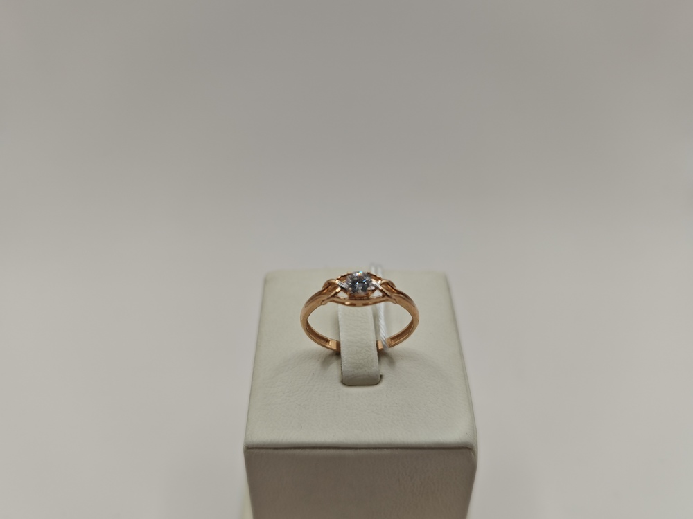 КОЛКМ585 КОЛЬЦО С КАМНЕМ (Au 585)