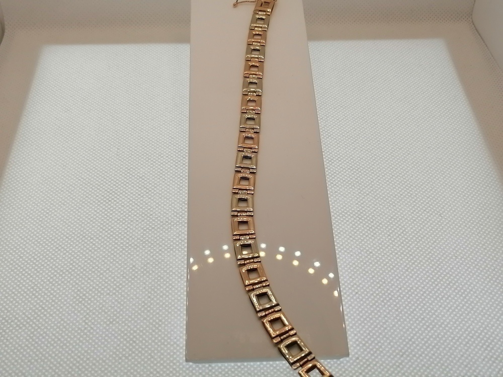 БРАСЛЕТ ПУСТОТЕЛЫЙ Штамповка Au 585