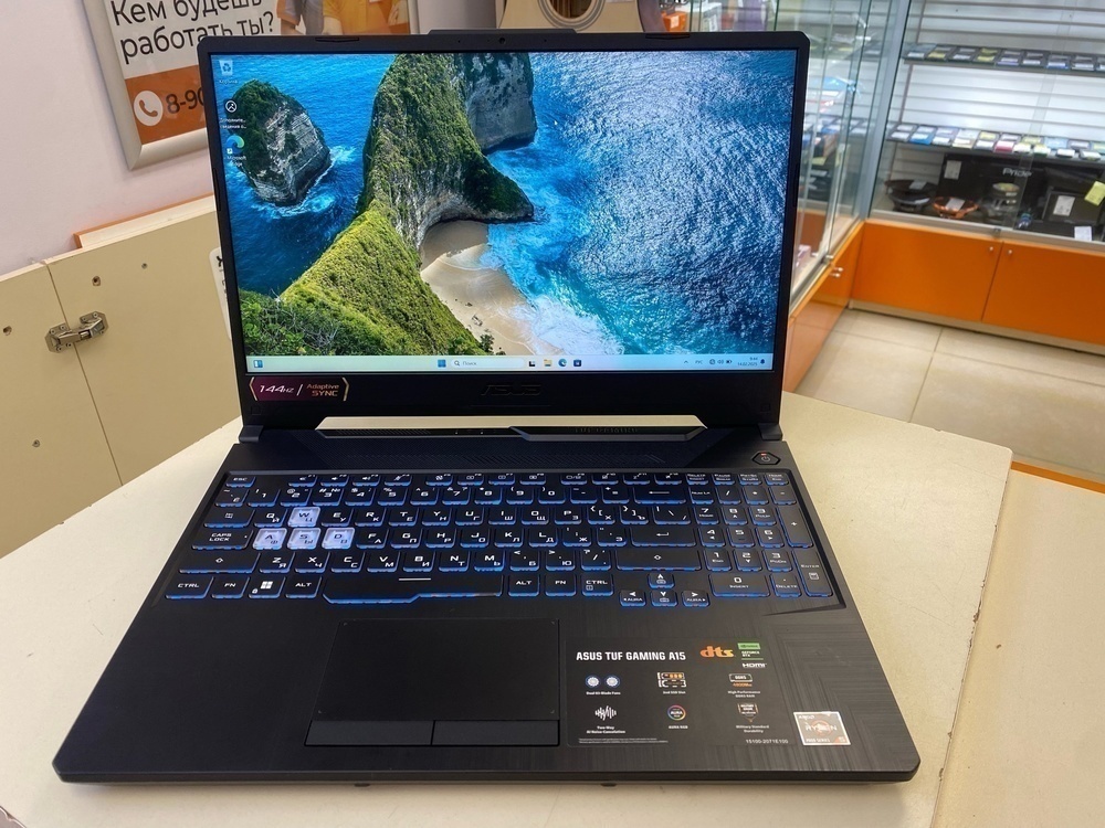 Ноутбук ASUS TUF A15 FA506NF-HN062; Ryzen 5 7535HS, GeForce RTX 2050, 16 Гб, 512 GB, Нет