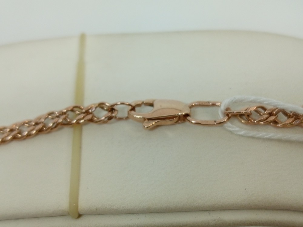 ЦПР2585 ЦЕПЬ ПУСТОТЕЛАЯ Ромб двойной (Au 585)