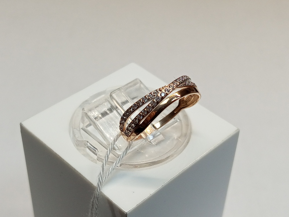 КОЛКМИ585 КОЛЬЦО С КАМНЯМИ (Au 585)