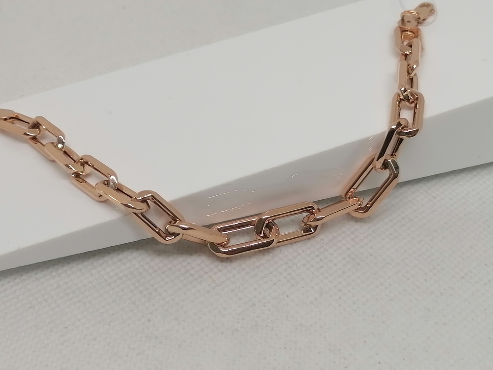 БРАСЛЕТ ПУСТОТЕЛЫЙ Якорное (Au 585)