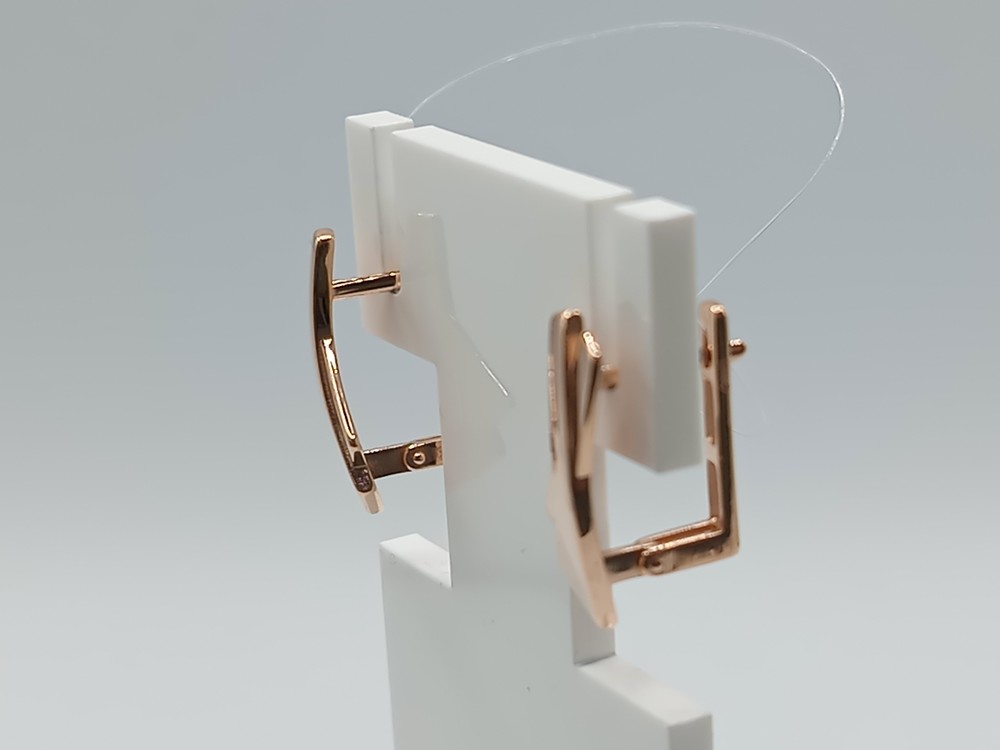 СЕРЬГИ БЕЗ КАМНЯ (Au 585)