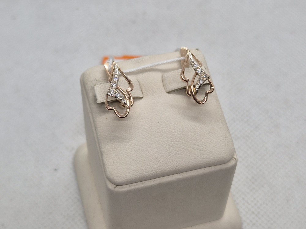 СКМИ585 СЕРЬГИ С КАМНЯМИ (Au 585) СКМИ585 СЕРЬГИ С КАМНЯМИ (Au 585)