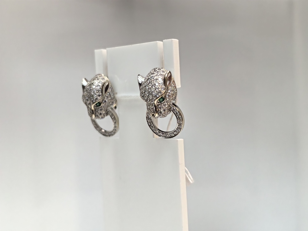 СЕРЬГИ С КАМНЯМИ (Au 585)