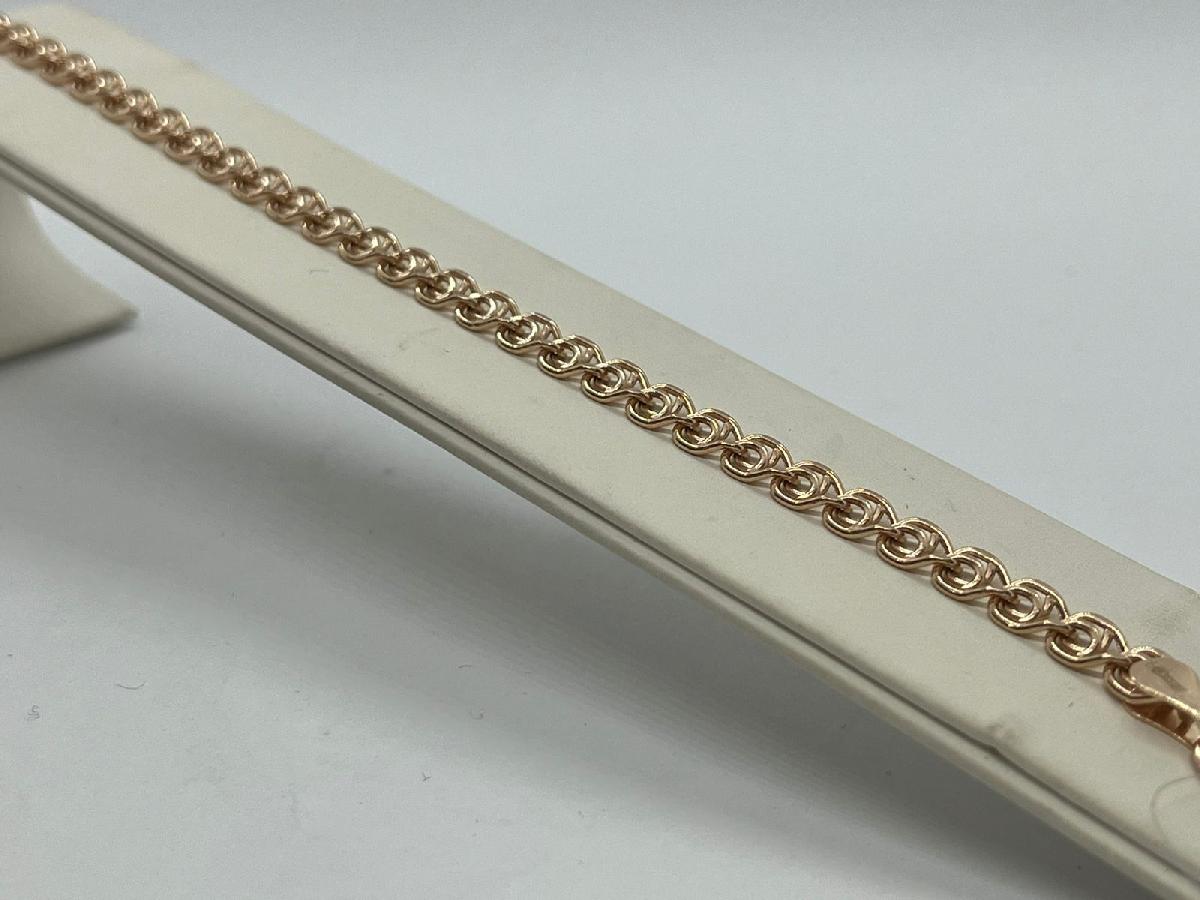 БРАСЛЕТ ПУСТОТЕЛЫЙ Лав (Au 585)