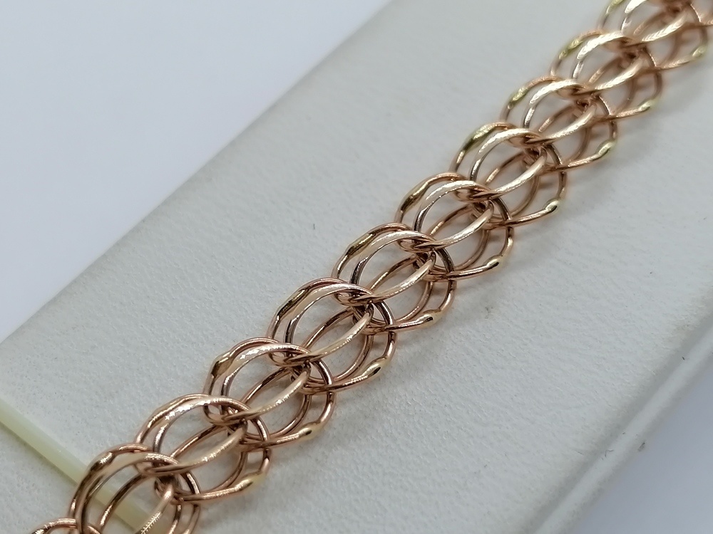 170005 БРАСЛЕТ ПОЛНОВЕСНЫЙ Итальянка (Au 585)