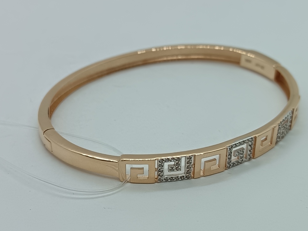 БРАСЛЕТ ЖЕСТКИЙ с камнями (Au 585)