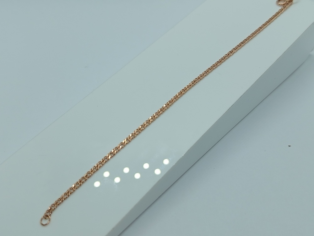 БЛБ585 БРАСЛЕТ ПОЛНОВЕСНЫЙ Бисмарк (Au 585)