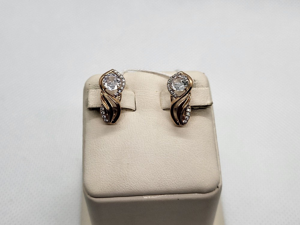 СЕРЬГИ С КАМНЯМИ (Au 585)