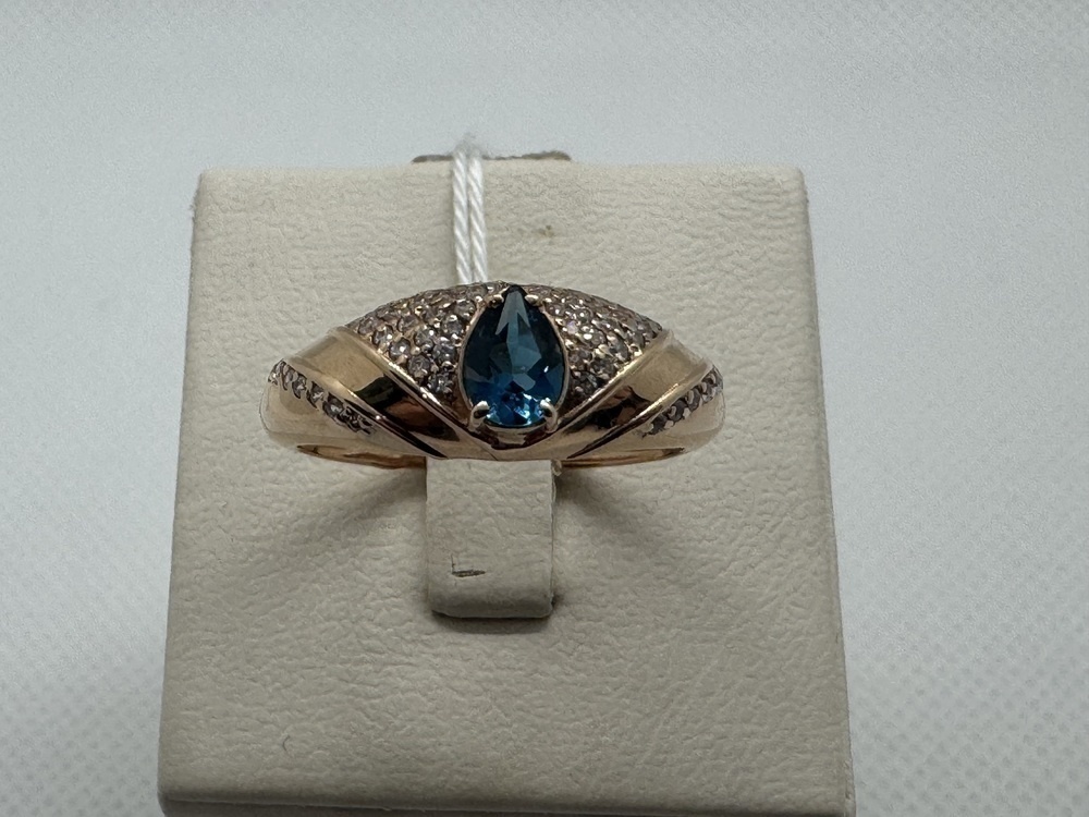 КОЛКМИ585 КОЛЬЦО С КАМНЯМИ (Au 585)