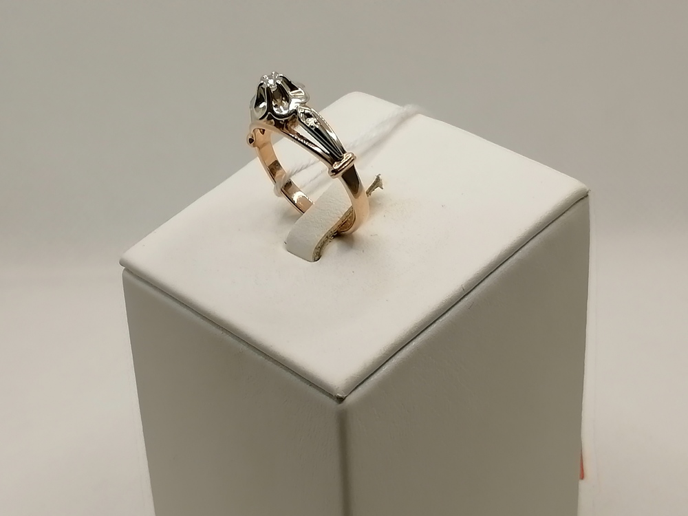 КОЛЬЦО БРИЛЛИАНТ Au 585