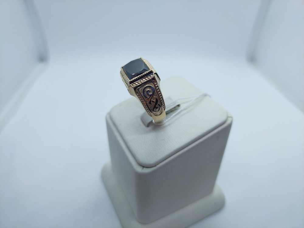 КОЛЬЦО ПЕЧАТКА с камнем (Au 585)